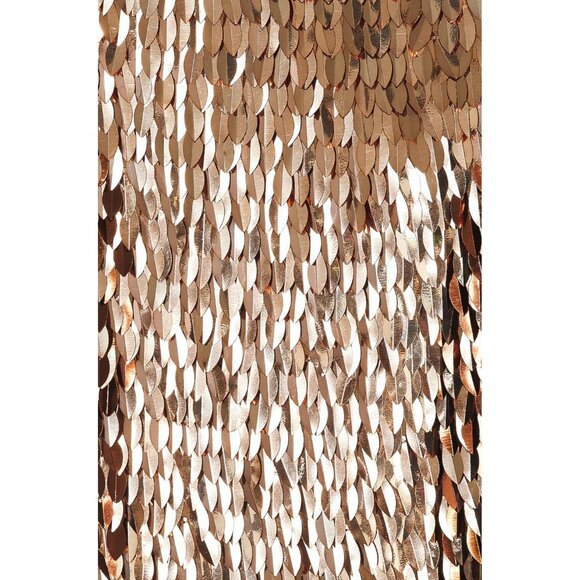 retrofete Miko Cut Out Sequin Maxi Dress Bronze & Gold Womens Size Small - Picture 4 of 11